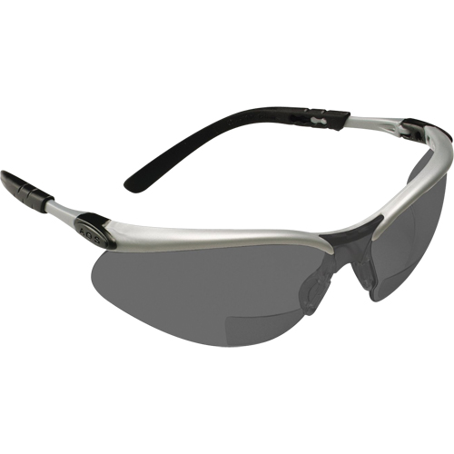 Lunettes de s&eacute;curit&eacute; BX avec verres de lecture, Antibu&eacute;e, Grise/fum&eacute;e, Dioptrie 2,5 Waymarc Industries Inc