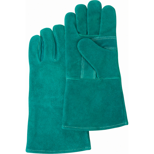Premium Welder's Gloves, Split Cowhide, Size Large Waymarc Industries Inc