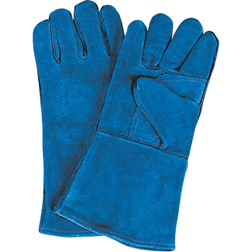 Double Palm & Thumb Welding Gloves, Split Cowhide, Size Large Waymarc Industries Inc