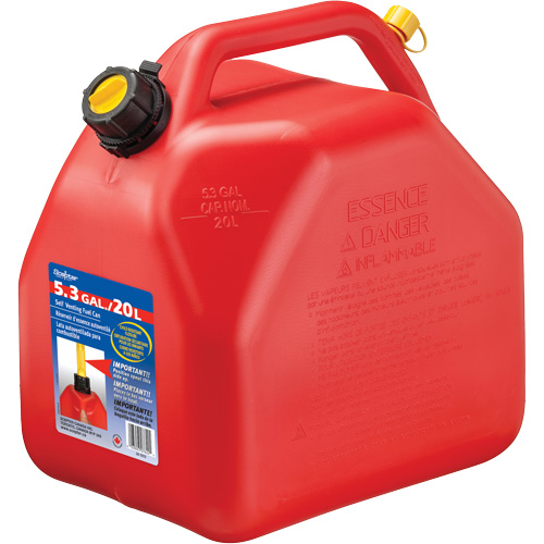 Jerricans, 5,3 gal. US/20,06 L, Rouge, Conformes aux normes CSA/ULC Waymarc Industries Inc