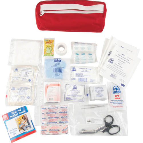 First Aid Kit, Class 1 Medical Device, Nylon Bag Waymarc Industries Inc