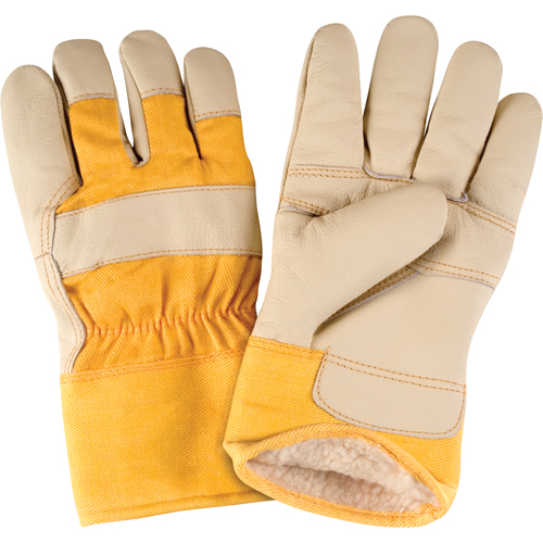 Gants d'ajusteur doubl&eacute;s pour l'hiver d'usage standard, T-Grand, Paume en Cuir fleur de vache, Doublure en Boa Waymarc Industries Inc