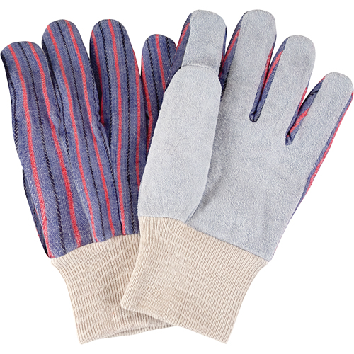 Standard-Duty Work Gloves, Large, Split Cowhide Palm Waymarc Industries Inc