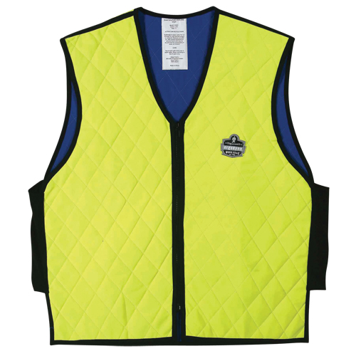 Vestes refroidissantes &agrave; &eacute;vaporation humide Chill-Its 6665, Moyen, Jaune lime haute visibilit&eacute; Waymarc Industries Inc