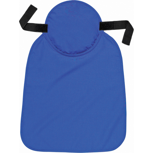 Tampons  et voiles pour le cou refroidissants pour casque de s&eacute;curit&eacute; Chill-Its 6717, Bleu Waymarc Industries Inc