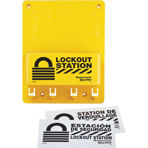 Poste de verrouillage compacte, Cadenas Aucune, Capacit&eacute; de 4, Cadenas Non compris Waymarc Industries Inc