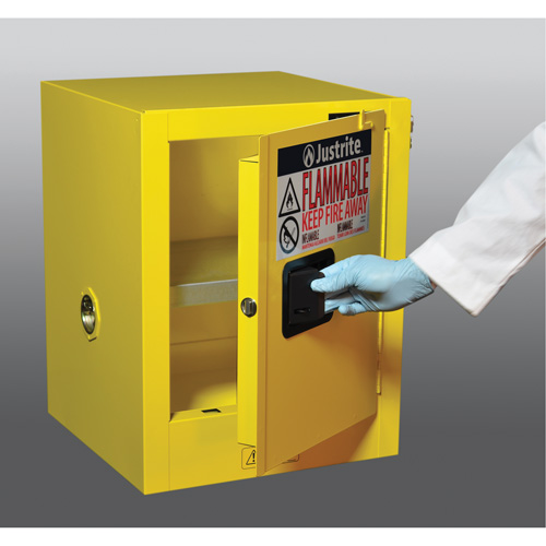 Armoire de s&eacute;curit&eacute; de comptoir pour produits inflammables EX Sure-Grip, 4 gal., 1 Porte(s), 17" La x 22" h x 17" p Waymarc Industries Inc