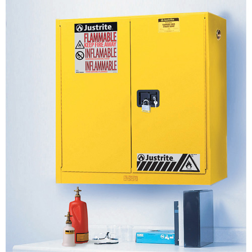 Armoires de s&eacute;curit&eacute; murales Sure-Grip EX, 20 gal., 2 Porte(s), 43" La x 44" h x 12" p Waymarc Industries Inc
