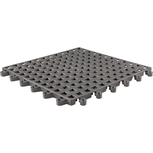 Tapis Ergodeck tout usage No 564 & No 566, PVC, 1-1/2' la c, 1-1/2' lo, 7/8" &eacute;paisseur, Charbon Waymarc Industries Inc