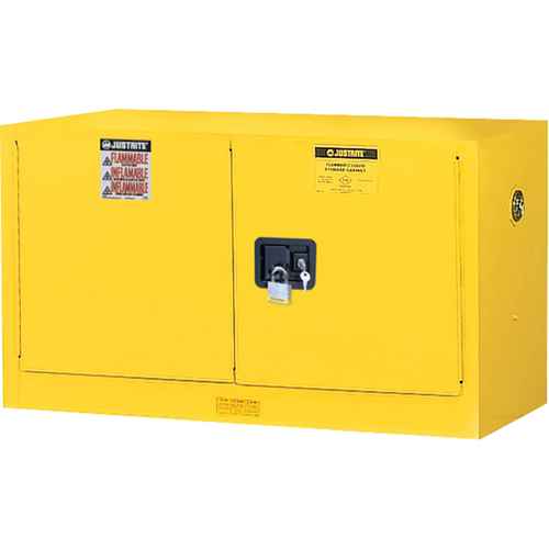 Armoire de s&eacute;curit&eacute; murale pour produits inflammables EX Sure-Grip , 17 gal., 2 Porte(s), 43" La x 24" h x 18" p Waymarc Industries Inc