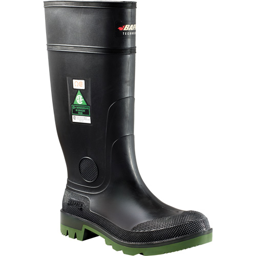 Bottes industrielles tout temps Enduro, Caoutchouc, Embout Acier, Pointure 8, Semelle R&eacute;sistant aux perforations Waymarc Industries Inc