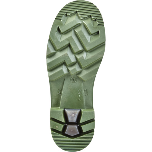 Bottes industrielles tout temps Enduro, Caoutchouc, Embout Acier, Pointure 8, Semelle R&eacute;sistant aux perforations Waymarc Industries Inc