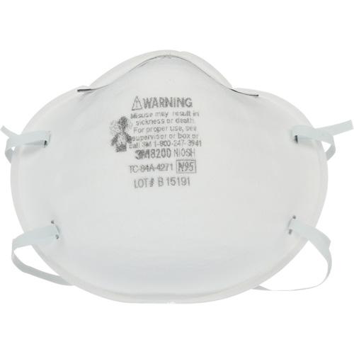 8200 Particulate Respirators, N95, NIOSH Certified Waymarc Industries Inc