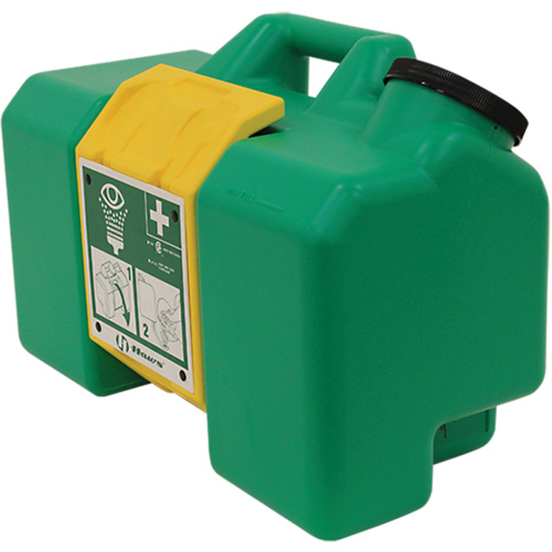 Eyewash Station, Gravity-Fed, 9 gal. Capacity, Meets ANSI Z358.1 Waymarc Industries Inc