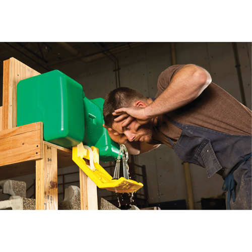 Eyewash Station, Gravity-Fed, 9 gal. Capacity, Meets ANSI Z358.1 Waymarc Industries Inc