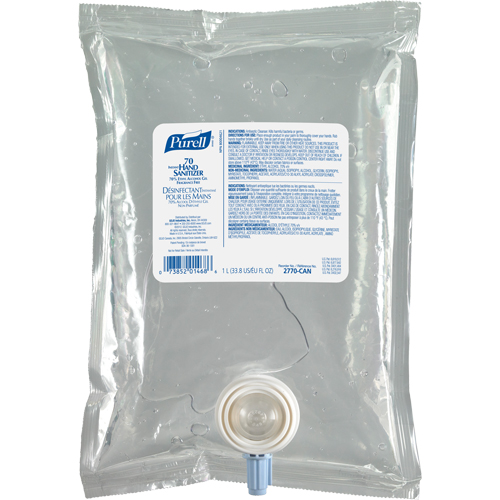 NXT&reg; Advanced Gel Hand Sanitizer, 1000 ml, Cartridge Refill, 70% Alcohol Waymarc Industries Inc