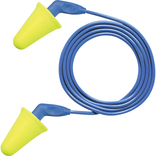 Bouchons d'oreilles &agrave; pousser E-A-R, Vrac - Sac en poly, Avec cordon Waymarc Industries Inc