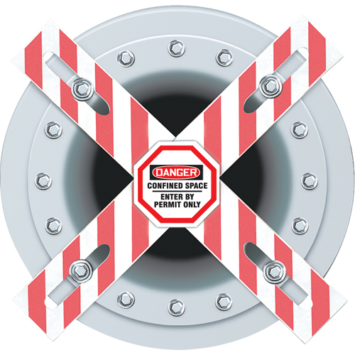 Barri&egrave;re Danger Man-Way Cross Waymarc Industries Inc