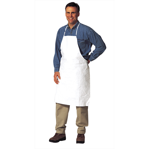 Apron, Tyvek&reg; 400, White, 28" W x 36" L Waymarc Industries Inc