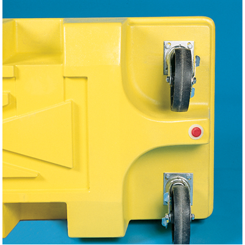 Poly-Spillcart Cart, 66.5" L x 29" W x 43.9" H, 57 US gal. Spill Cap. Waymarc Industries Inc