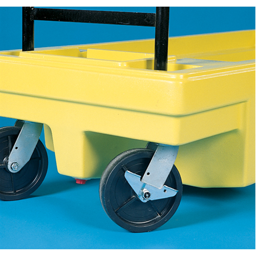 Poly-Spillcart Cart, 66.5" L x 29" W x 43.9" H, 57 US gal. Spill Cap. Waymarc Industries Inc