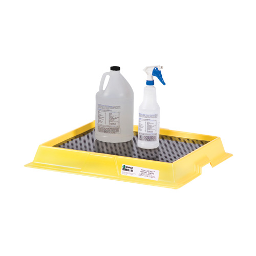 Plateaux Poly-Labtray, 25,5" lo x 22" la x 3,25" h, Cap. de d&eacute;versement 2,5 gal. US Waymarc Industries Inc