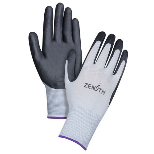 Lightweight Breathable Coated Gloves, 6/X-Small, Foam Nitrile Coating, 13 Gauge, Polyester Shell Waymarc Industries Inc