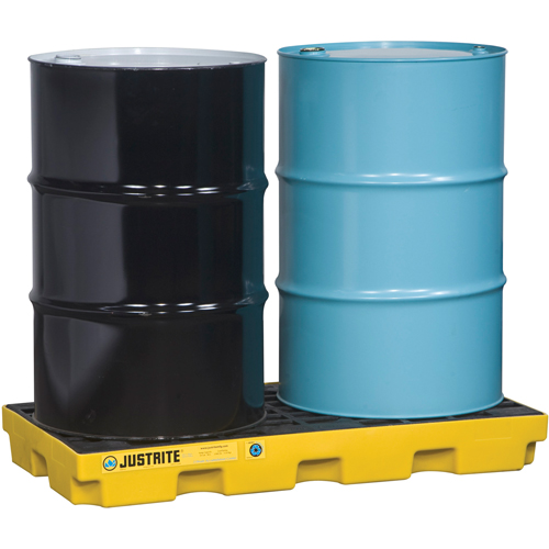 EcoPolyBlend Accumulation Centers, 24 US gal. Spill Capacity, 49" x 25" x 5.5" Waymarc Industries Inc