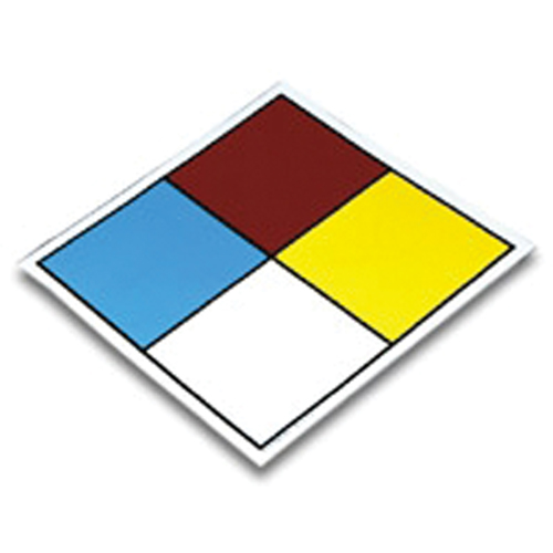 Plaque-&eacute;tiquette de s&eacute;curit&eacute; de la NFPA, vierge, Vinyle Waymarc Industries Inc