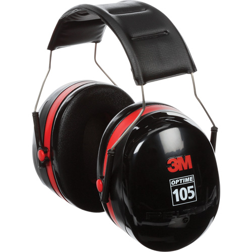 Peltor Optime 105 Series Earmuffs, Headband, 30 NRR dB Waymarc Industries Inc