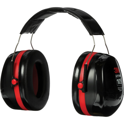 Peltor Optime 105 Series Earmuffs, Headband, 30 NRR dB Waymarc Industries Inc