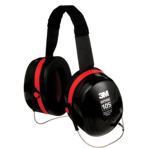 Peltor Optime 105 Series Earmuffs, Neckband, 29 NRR dB Waymarc Industries Inc