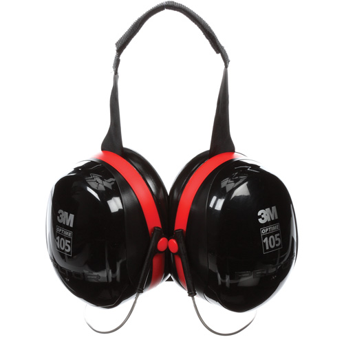 Peltor Optime 105 Series Earmuffs, Neckband, 29 NRR dB Waymarc Industries Inc