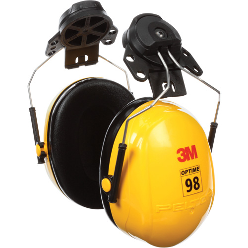 Peltor Optime 98 Series Earmuffs, Cap Mount, 23 NRR dB Waymarc Industries Inc