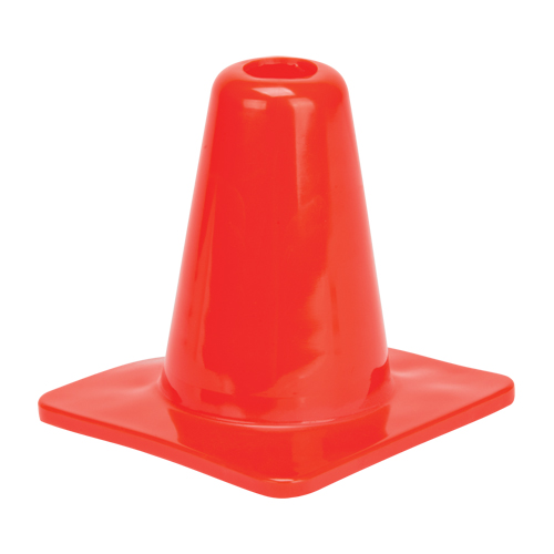 C&ocirc;ne de signalisation, 6", Orange Waymarc Industries Inc