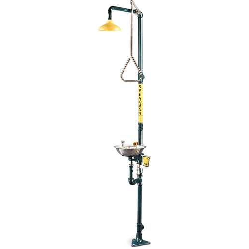 Combinaison de douche & douche oculaire/faciale a&eacute;r&eacute;e Safe-T-Zone Waymarc Industries Inc