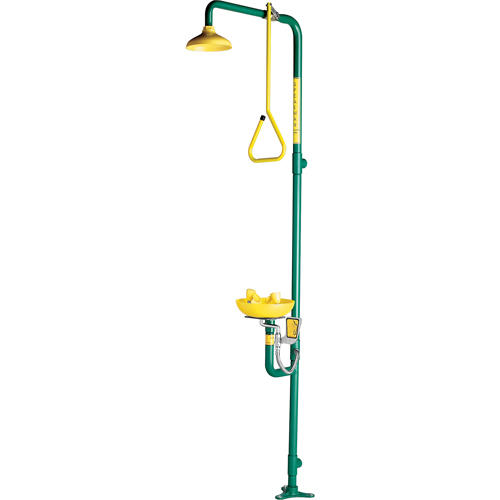 Combinaison de douche & douche oculaire/faciale a&eacute;r&eacute;e Safe-T-Zone Waymarc Industries Inc