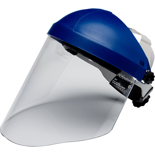 Ratchet Headgear with Faceshield, Polycarbonate, Ratchet Suspension Waymarc Industries Inc
