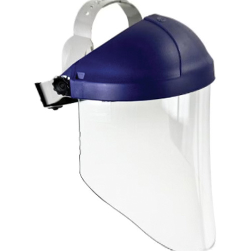 Ratchet Headgear with Faceshield, Polycarbonate, Ratchet Suspension Waymarc Industries Inc