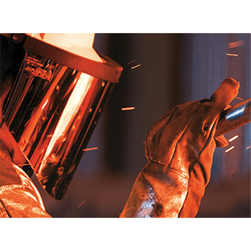 Ratchet Headgear with Faceshield, Polycarbonate, Ratchet Suspension Waymarc Industries Inc
