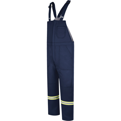 Deluxe Insulated Bib Overalls with Reflective Striping, 3X-Large, Navy Blue Waymarc Industries Inc