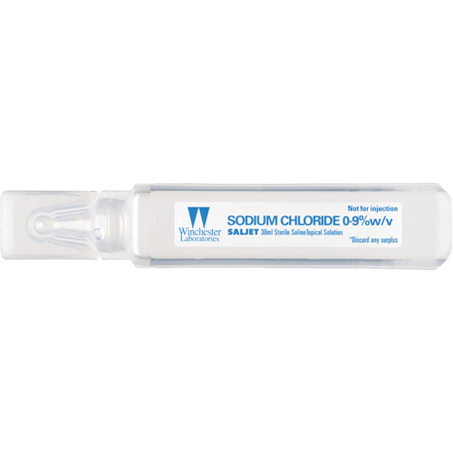 Solution saline Saljet, dose unique, 1,01 oz Waymarc Industries Inc