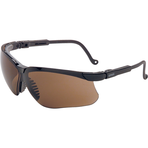 Lunettes de s&eacute;curit&eacute; Uvex Genesis avec lentilles HydroShield, Lentille Brun, Antibu&eacute;e, R&eacute;pond ou surpasse la norme CSA Z94.3 Waymarc Industries Inc