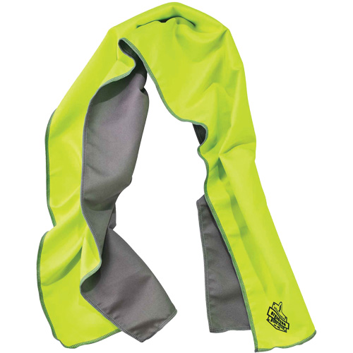 Serviette de refroidissement en microfibre Chill-Its 6602MF, Lime haute visibilit&eacute; Waymarc Industries Inc