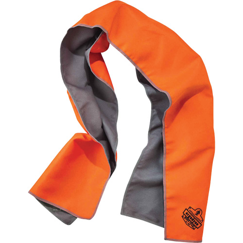 Chill-Its&reg; 6602MF Microfiber Cooling Towel, Hi-Vis Orange Waymarc Industries Inc