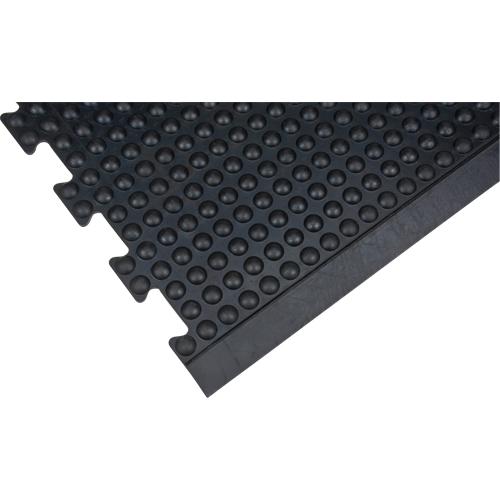 Tapis antifatigue en d&ocirc;me, &agrave; bulles, 3' x 4' x 1/2", Noir, Caoutchouc Waymarc Industries Inc