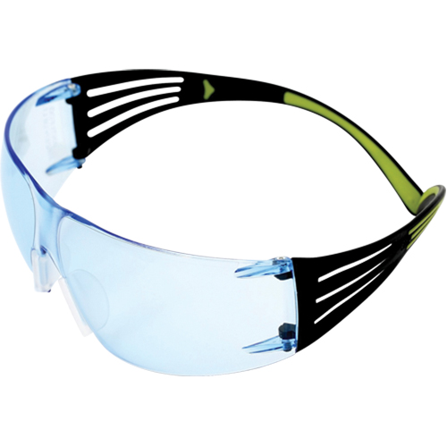 Securefit 400 Series Safety Glasses, Blue Lens, Anti-Fog/Anti-Scratch, ANSI Z87+/Meets/Exceeds CSA Z94.3 Waymarc Industries Inc