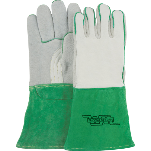 Gants de soudage robustes, Cuir de vache refendu, Taille Moyen Waymarc Industries Inc