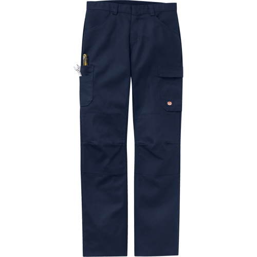 Performance Shop Pants, Canvas/Cotton/Polyester, Navy Blue, Size 30, 37 Inseam Waymarc Industries Inc