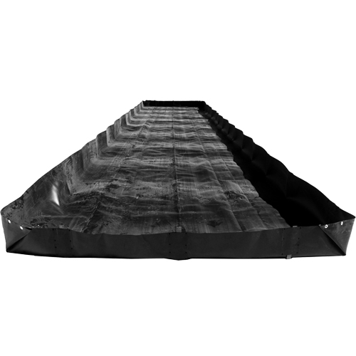 Economy Berms, 3740 gal. Capacity, 50' W x 10' L x 12" H, L-Bracket Waymarc Industries Inc